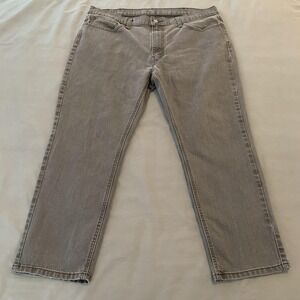 Levi's 541 Jeans Mens 40x30 Gray Straight Leg Zip Fly Denim PC9 18181-0005